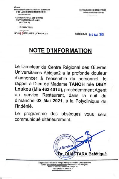 Lire la suite à propos de l’article Nécrologie