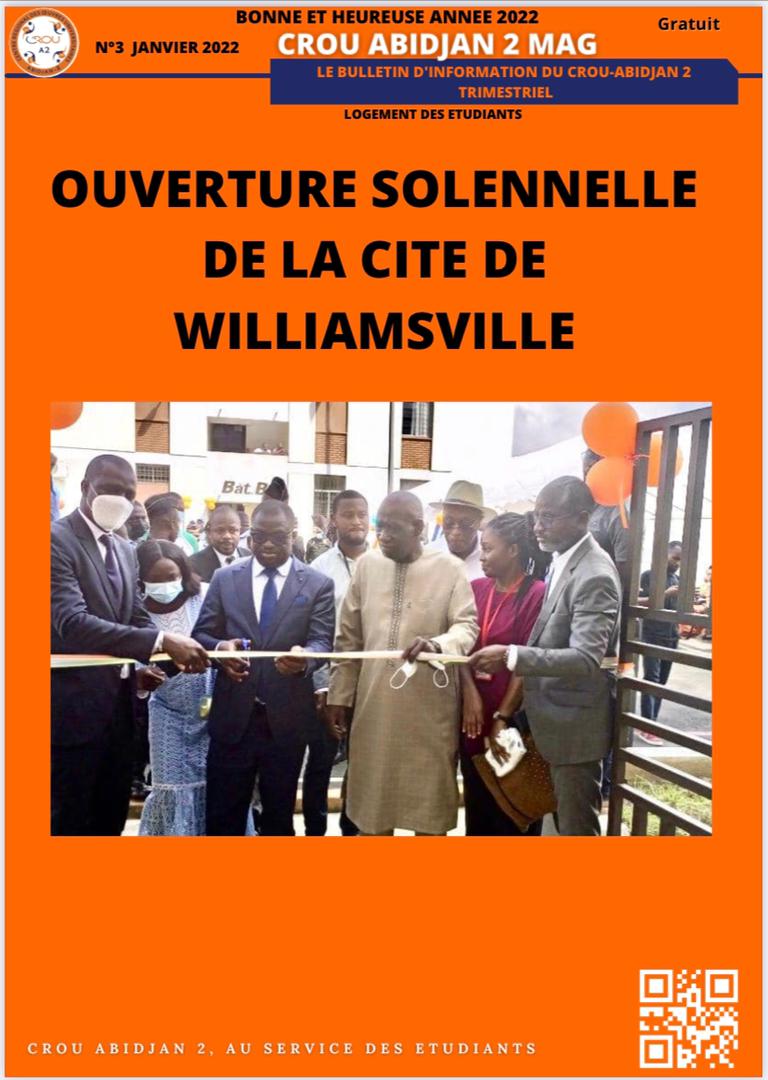 Lire la suite à propos de l’article E-MAGAZINE N°3 DU CROU ABIDJAN 2